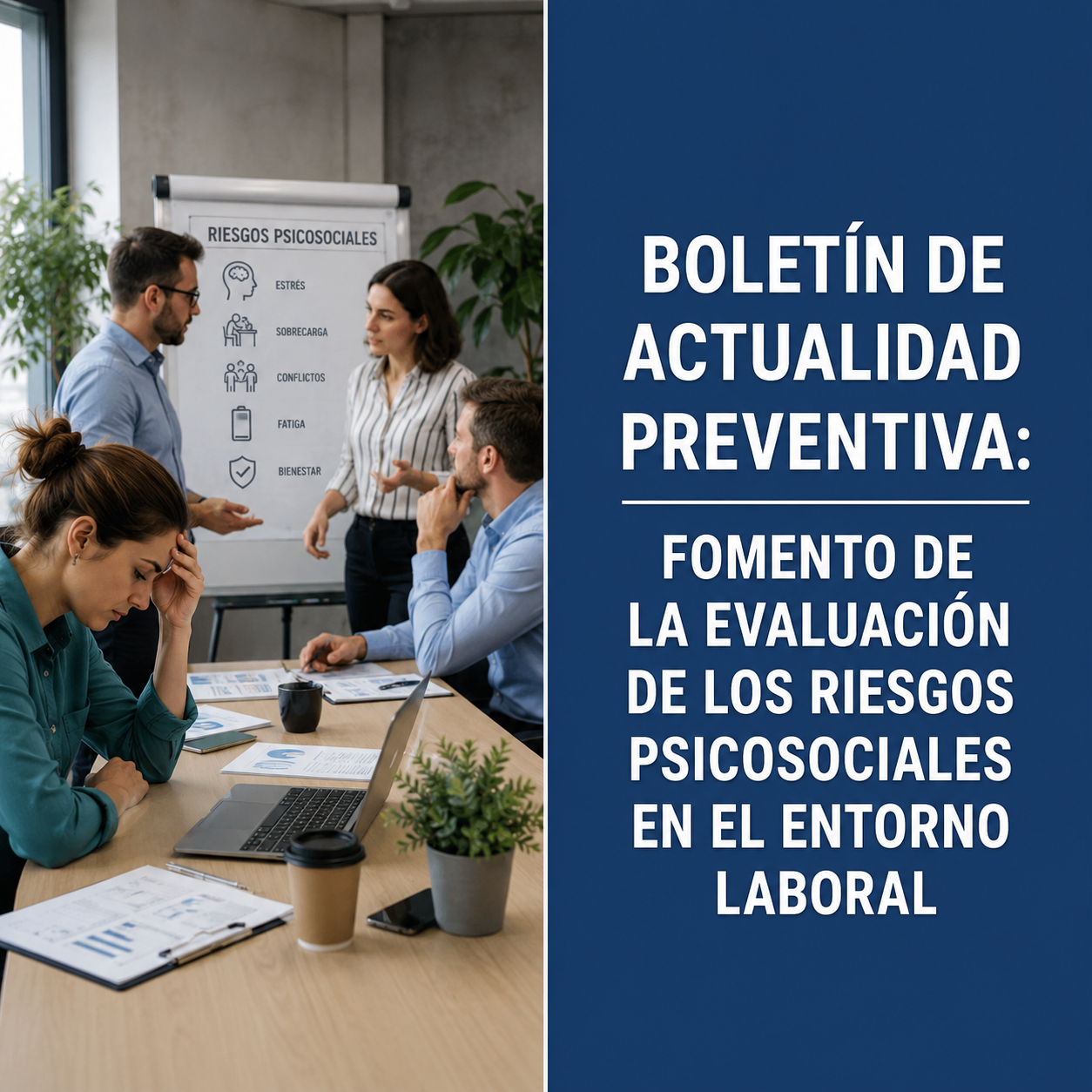 BOLETÍN DE ACTUALIDAD PREVENTIVA: FOMENTO DE LA EVALUACIÓN DE LOS RIESGOS PSICOSOCIALES EN EL ENTORNO LABORAL