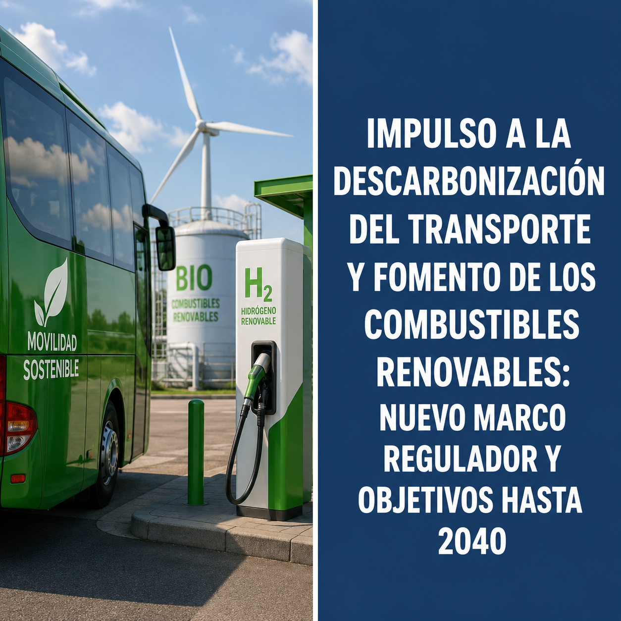 IMPULSO A LA DESCARBONIZACIÓN DEL TRANSPORTE: NUEVO MARCO PARA LOS COMBUSTIBLES RENOVABLES Y LA ELECTRIFICACIÓN