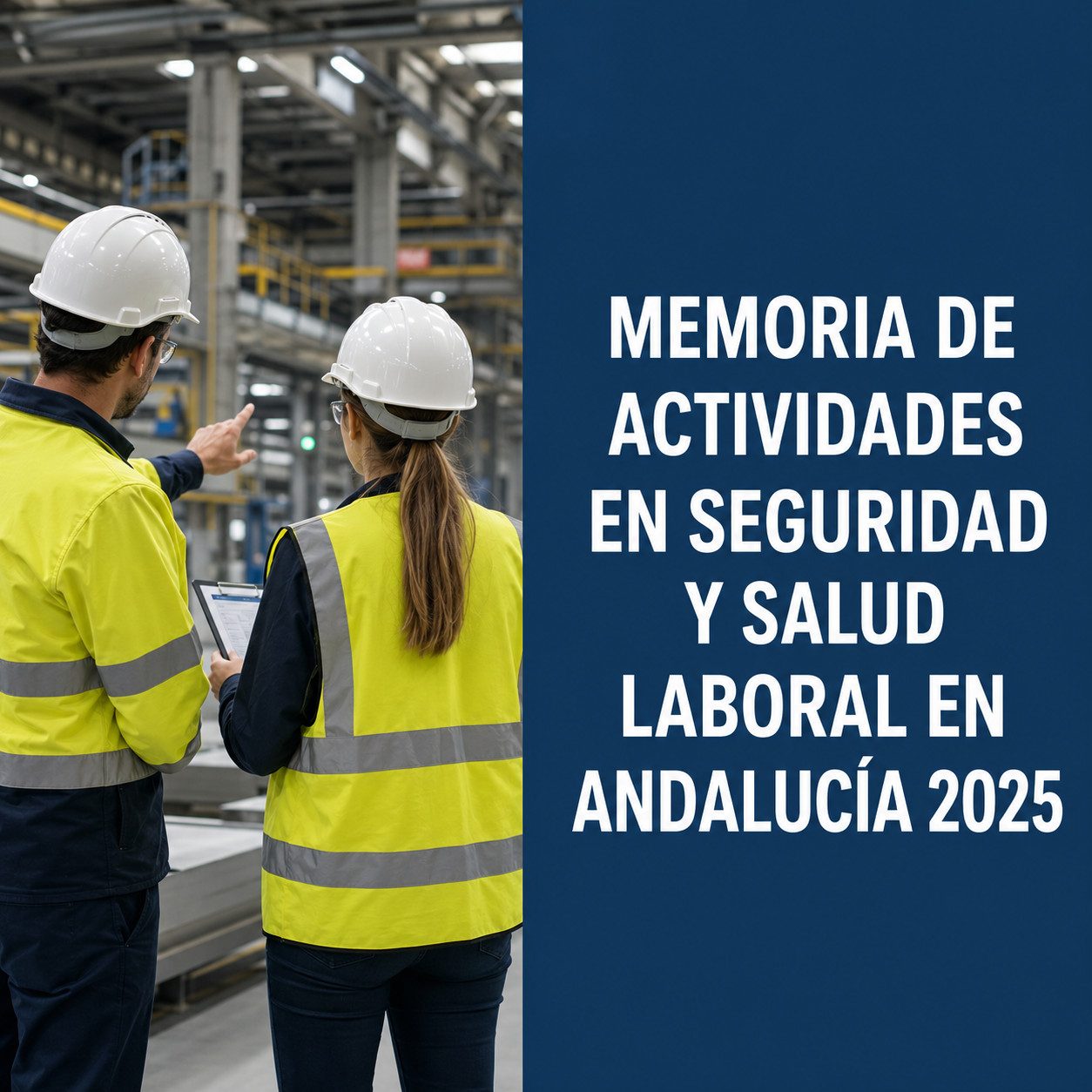 MEMORIA DE ACTIVIDADES EN SEGURIDAD Y SALUD LABORAL EN ANDALUCÍA 2025