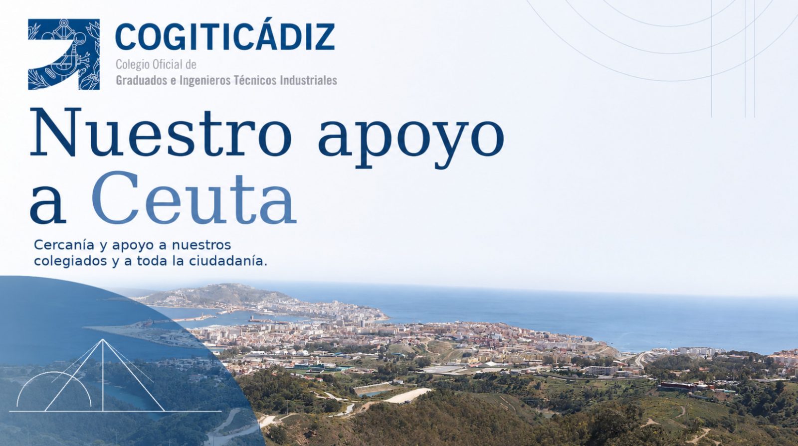 NUESTRO APOYO A COLEGIADOS/AS Y CIUDADANÍA DE CEUTA